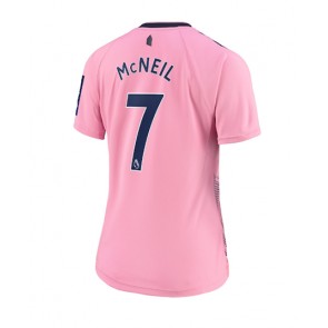 Everton Dwight McNeil #7 kläder Kvinnor 2022-23 Bortatröja Kortärmad